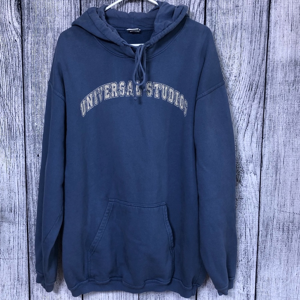 Universal Studios EUC Jacket w/ Hoodie Blue M
